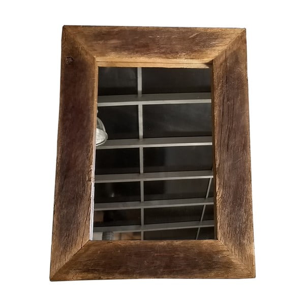 Oglindă din lemn de stejar FLAME furniture Inc. Feel, 60 x 80 cm