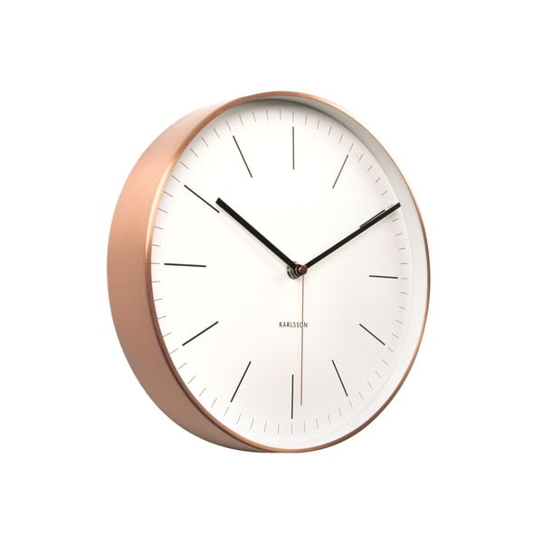 Ceas de perete Present Time Minimal, alb-image-2