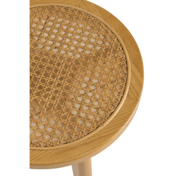Scaun tip taburet în culoare naturală din ratan Callut – Ellos Home-image-3