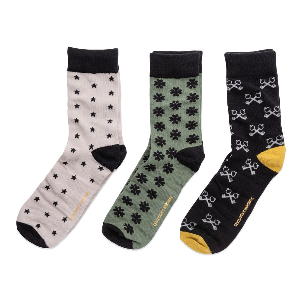 Șosete 41-45 set 3 perechi pentru bărbați Lucky – Gentlemen\'s Hardware