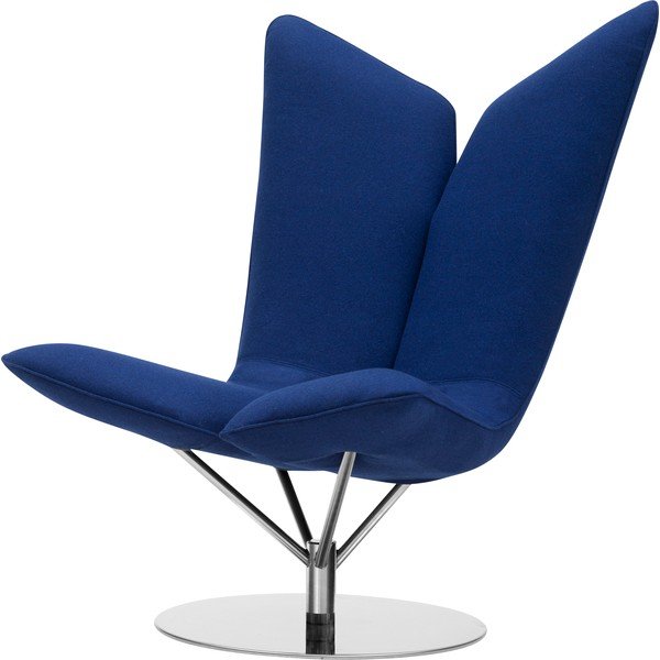 Fotoliu rotativ Softline Angel Swivel, albastru închis-image-3
