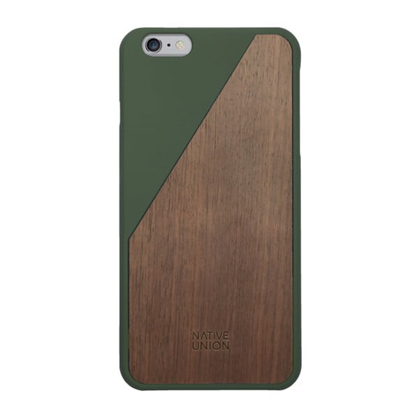 Husă protecție telefon Wooden Olive pentru iPhone 6 Plus