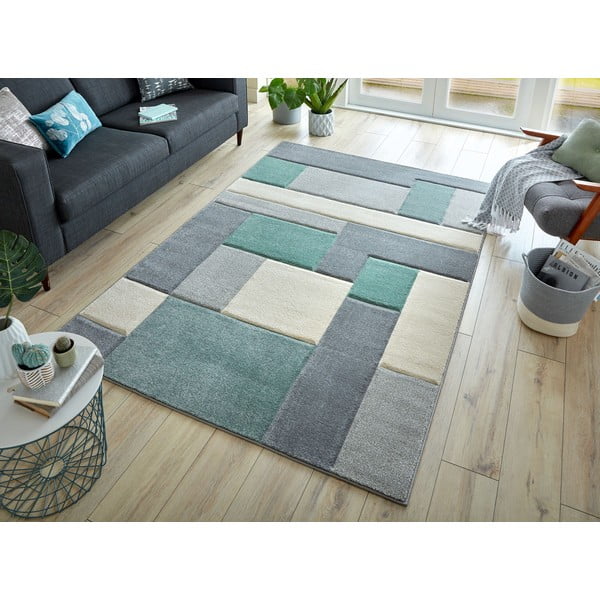 Covor Flair Rugs Cosmos, 160 x 230 cm, verde - gri-image-1