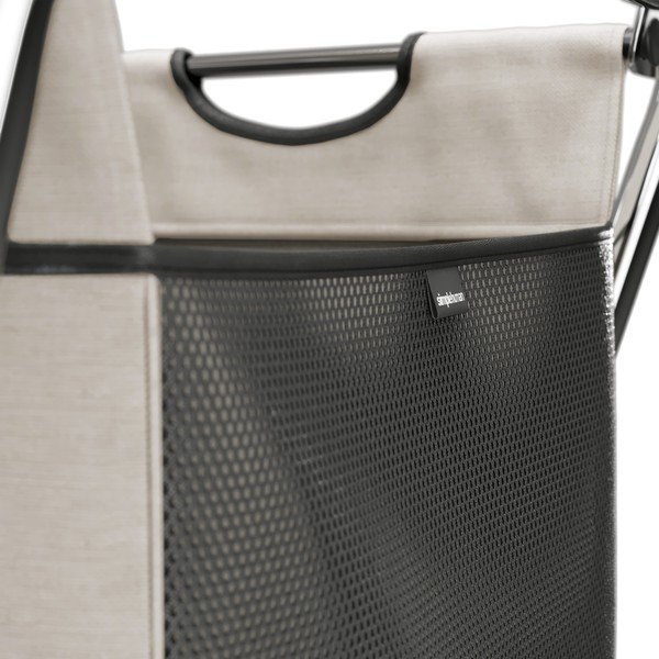 Coș de rufe maro deschis din material textil pliabil 200 l – simplehuman-image-2
