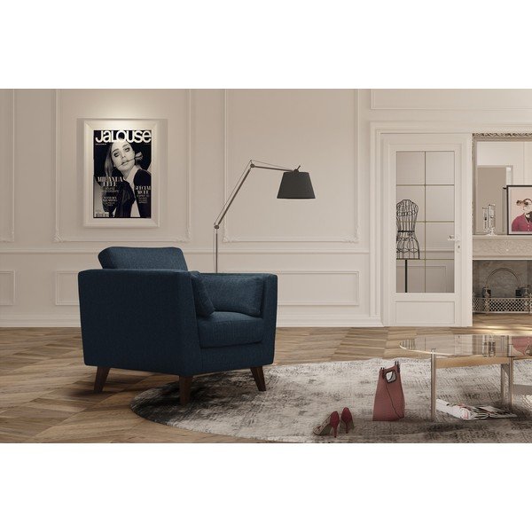 Fotoliu Jalouse Maison Elisa, albastru denim-image-1