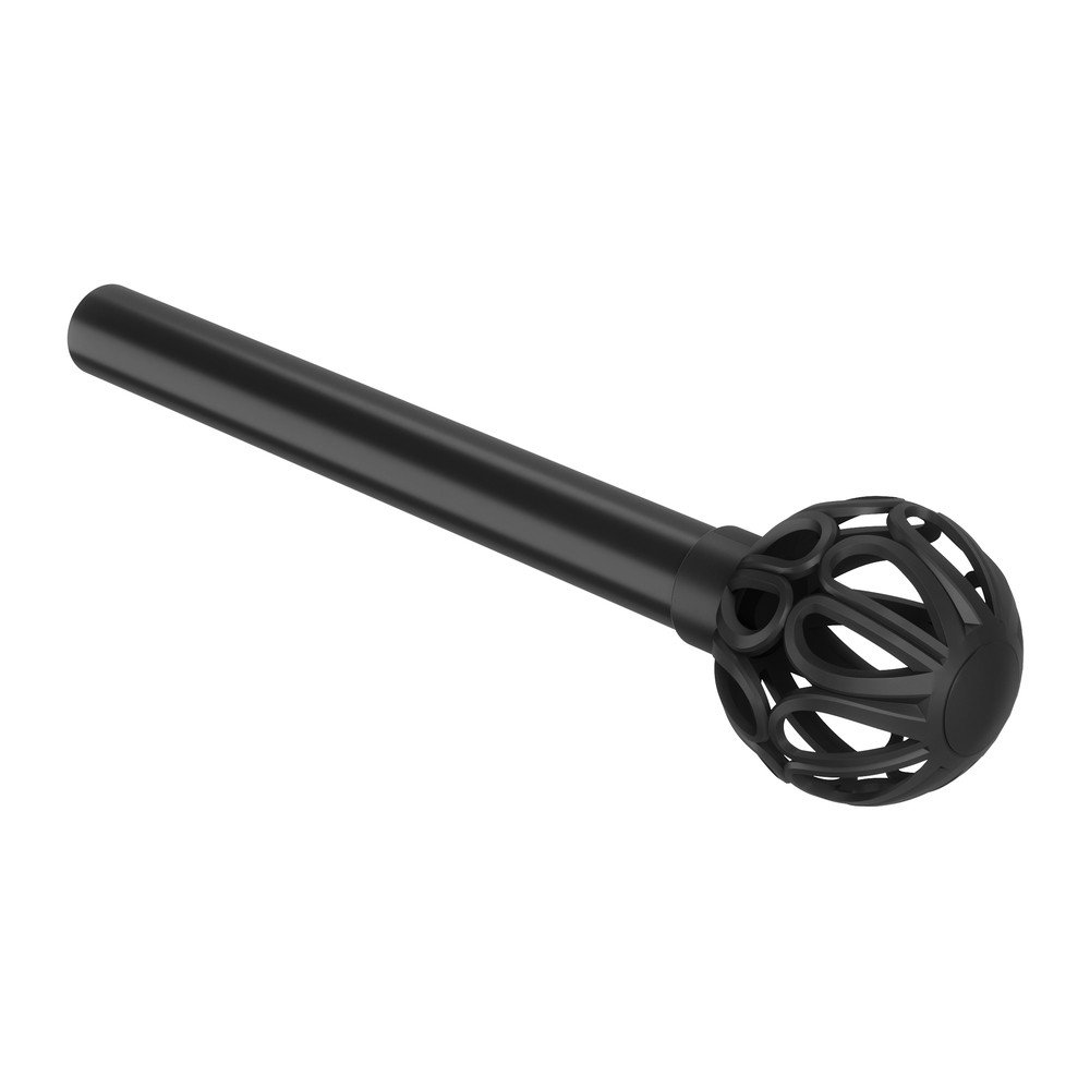 Galerie de perdea negru-mat extensibila din otel 107 - 305 cm Aria – Umbra