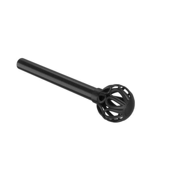 Galerie de perdea negru-mat extensibilă din oțel 107 - 305 cm Aria – Umbra