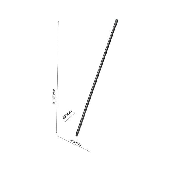 Coadă pentru mătură Addis Broom, lungime 130,5 cm, negru-image-1