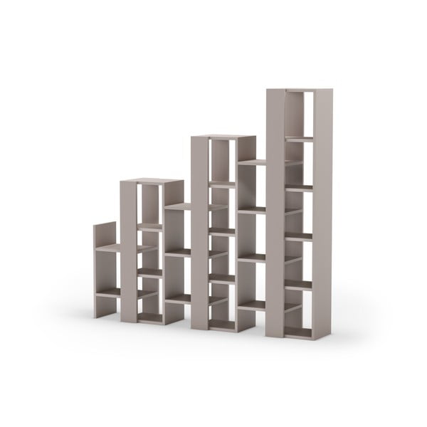 Etajeră gri/bej 158x151 cm Anissa – Marckeric-image-2