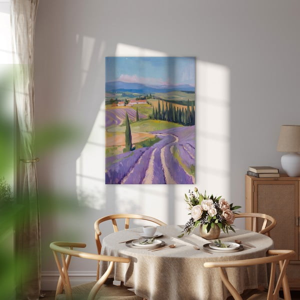 Tablou 70x100 cm Purple Fields – Styler-image-1