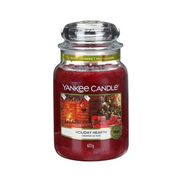 Lumânare parfumată Yankee Candle Holiday Hearth, timp de ardere 110 h