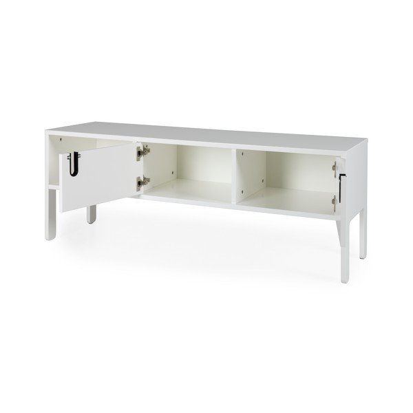 Masă TV Tenzo Uno, lățime 137 cm, alb-image-4