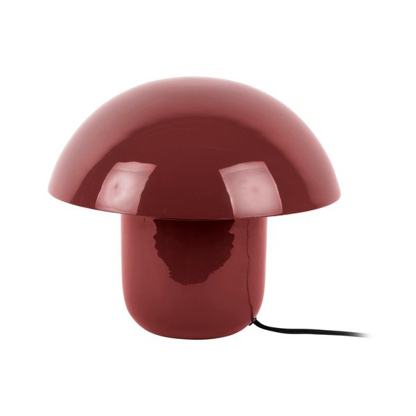 Veioză burgundy din metal (înălțime 25 cm) Fat Mushroom – Leitmotiv