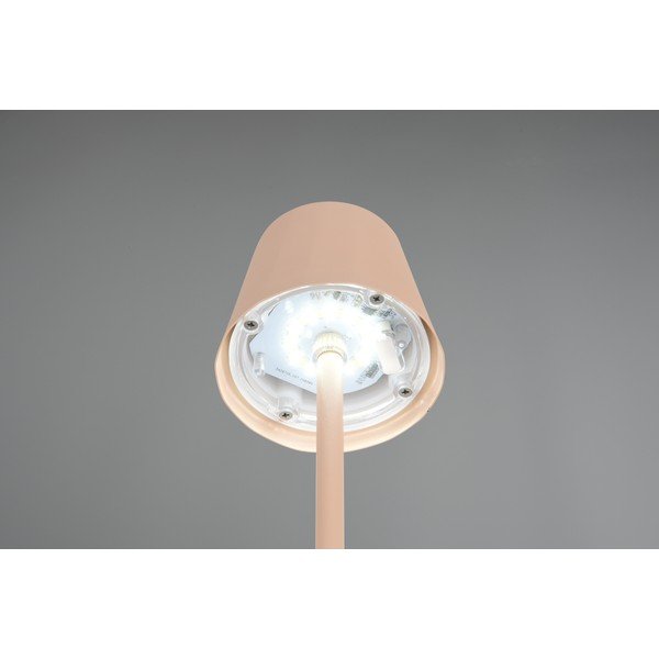 Veioză crem LED cu abajur din metal (înălțime 21 cm) Diaz – Reality-image-2
