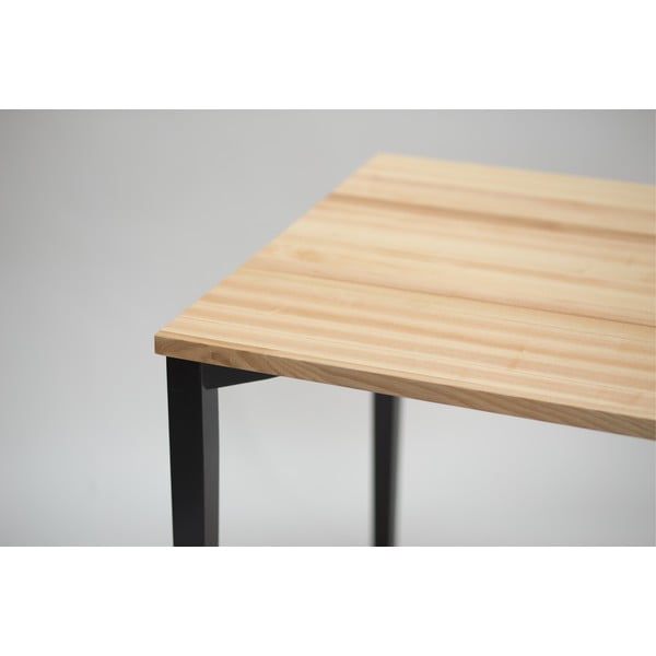 Masă Ragaba TRIVENTI, 80 x 120 cm, negru-image-2