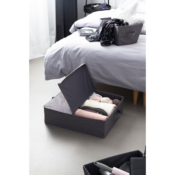 Cutie de depozitare Bigso Box of Sweden Underbed, gri-image-1