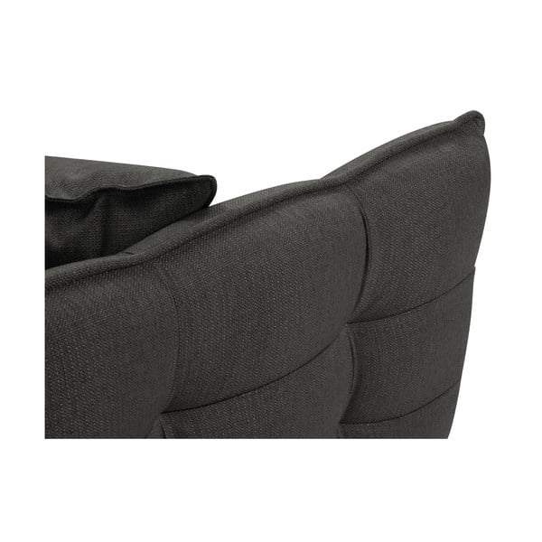 Canapea extensibilă Mazzini Sofas Canna, gri închis-image-1