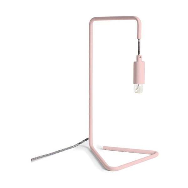 Lampă de birou din metal HARTÔ Mariette, roz