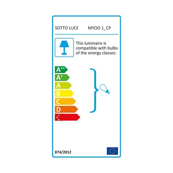 Plafonieră Sotto Luce MYOO Matte, ø 15 cm, alb-image-3