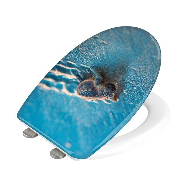 Capac WC 37,5 x 41,5 cm cu închidere automată Caretta – Wenko