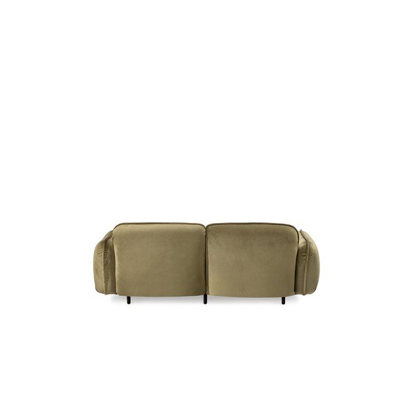 Canapea verde cu tapițerie din catifea 188 cm Bean – EMKO-image-4