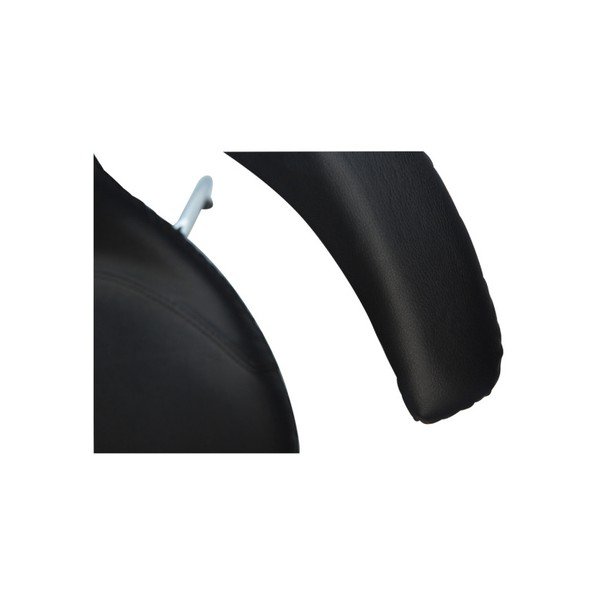 Scaun din piele cu picioare metalice cromate DAN–FORM Flair-image-2