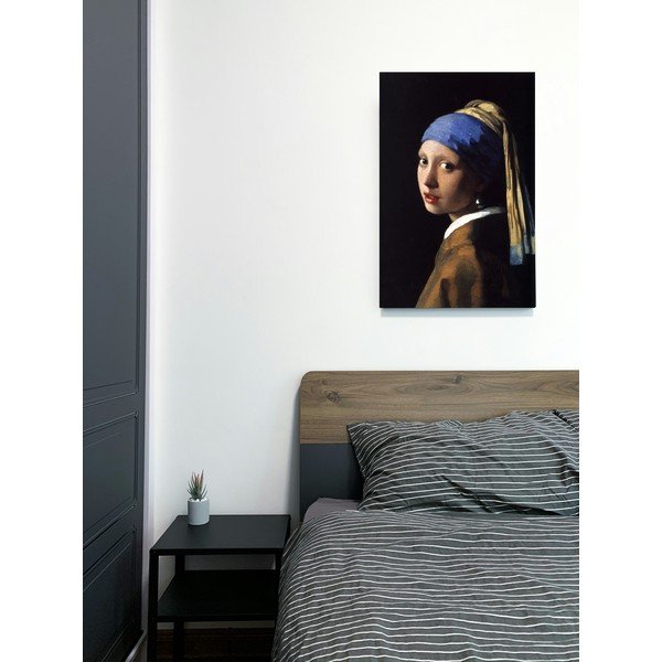 Reproducere tablou Johannes Vermeer - Girl with a Pearl Earring, 70 x 50 cm-image-1