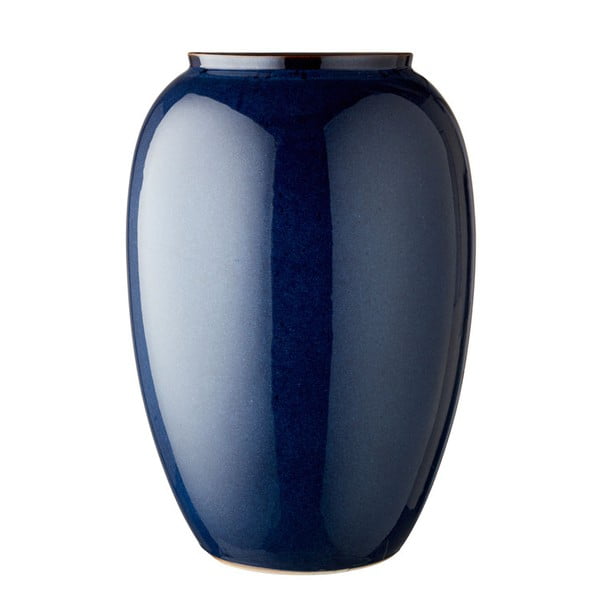 Vază din gresie ceramică Bitz, înălțime 50 cm, albastru
