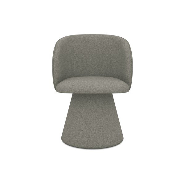 Scaun de sufragerie gri tapițat Maia – Makamii-image-1
