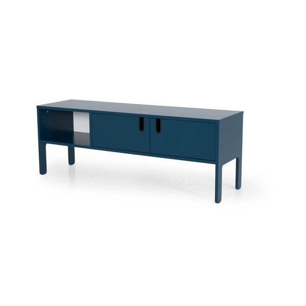 Comodă TV Tenzo Uno, lățime 137 cm, albastru petrol-image-1