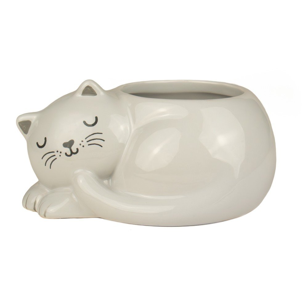 Ghiveci decorativ din ceramică Sleeping Cat – Sass & Belle