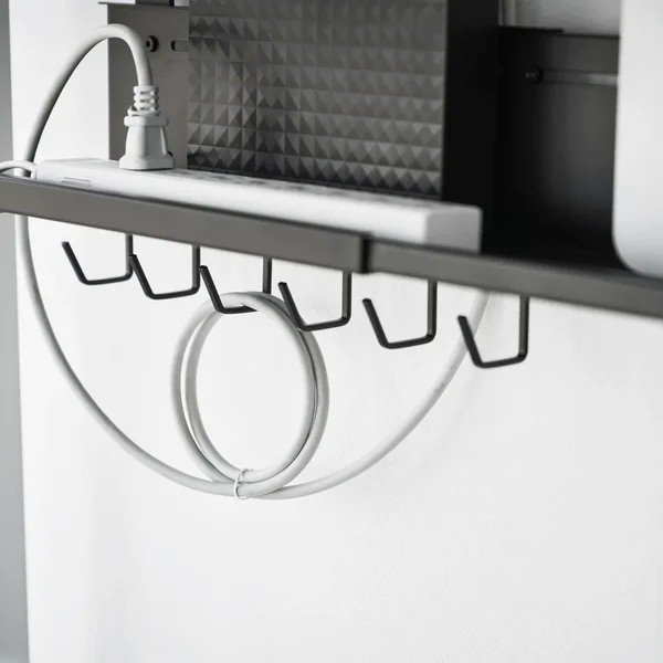 Organizator negru pentru cabluri din metal Smart – YAMAZAKI-image-3