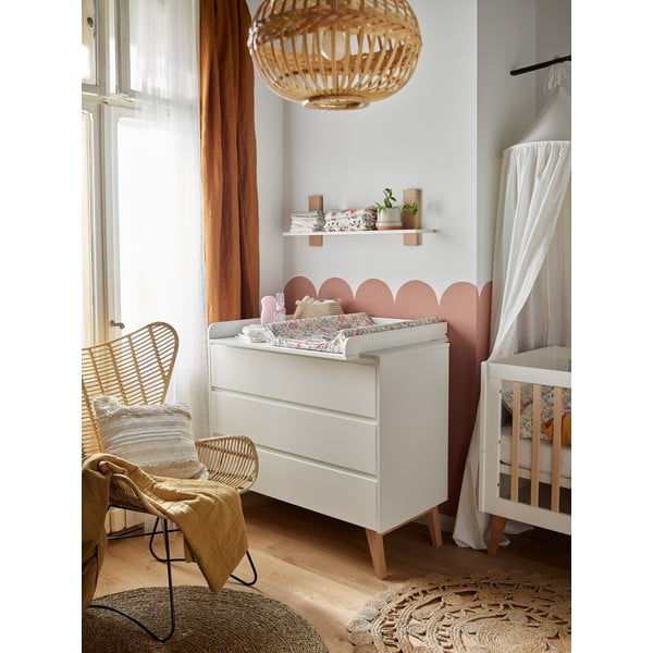 Comodă pentru copii Pinio Swing, 100 x 92 cm, alb-image-3