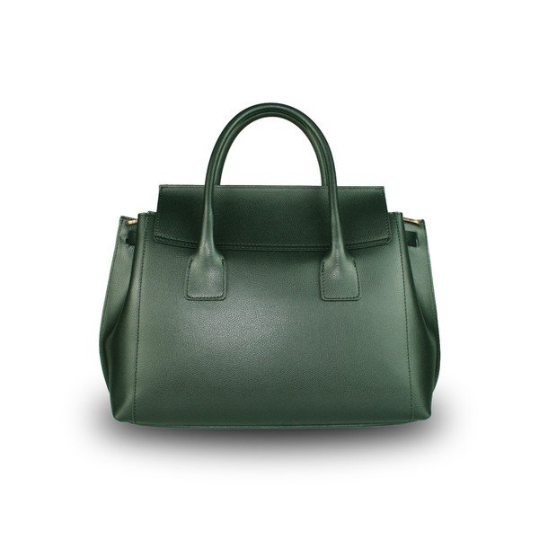 Geantă din piele naturală JOHN FISH Suv, verde-image-2
