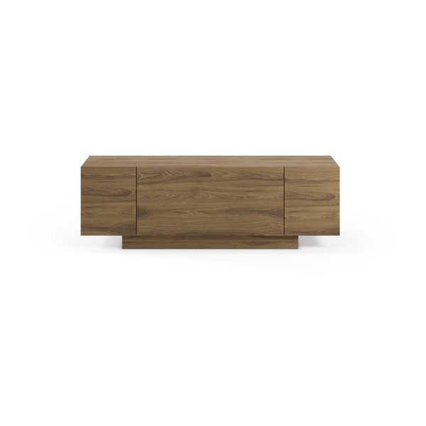 Comodă TV în culoare naturală cu aspect de lemn de stejar 140x45x40 cm Victor – Marckeric