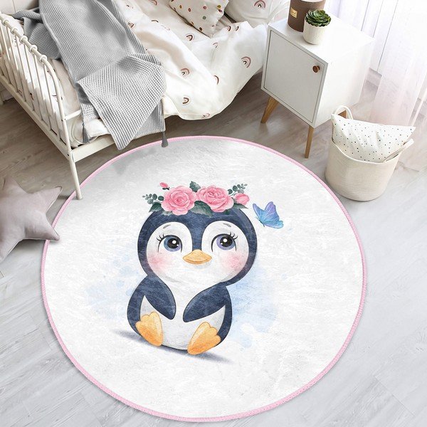 Covor pentru copii alb ø 100 cm Comfort – Mila Home-image-4