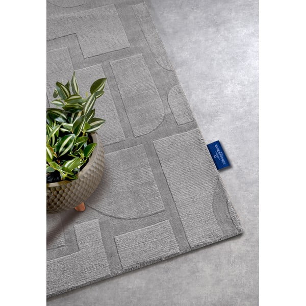 Covor tip traversă gri țesut manual din lână 80x250 cm Alexis – Villeroy&Boch-image-2