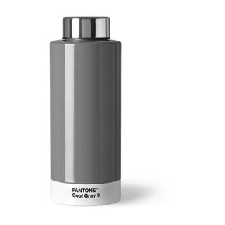 Sticlă de călătorie din oțel inoxidabil gri 630 ml - Pantone