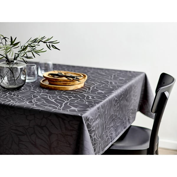 Față de masă din damasc 140x370 cm Abstract leaves – Södahl-image-1