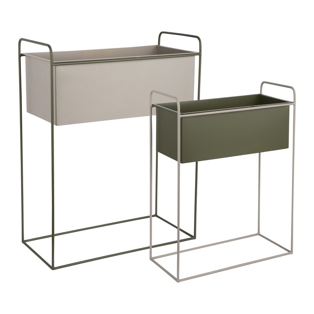 Suporturi pentru flori 2 buc. din metal (înălțime 65 cm) Reina – PT LIVING