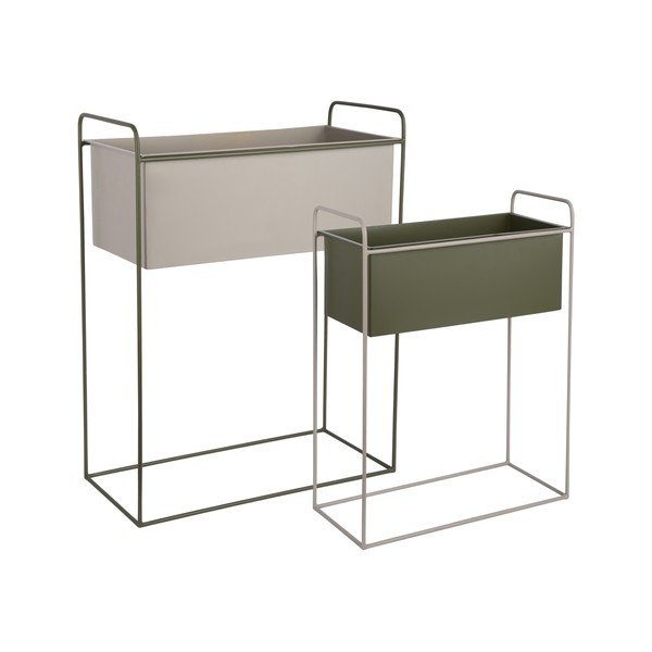 Suporturi pentru flori 2 buc. din metal (înălțime 65 cm) Reina – PT LIVING