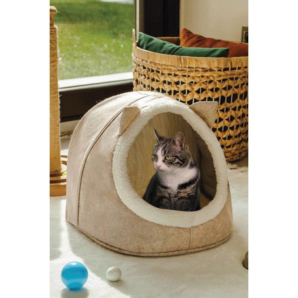 Pat pentru animale de companie crem – Mioli Decor-image-2