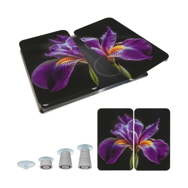 Protecții de aragaz 2 buc. din sticlă temperată 52x30 cm Abdeckplatte  – Wenko-image-2