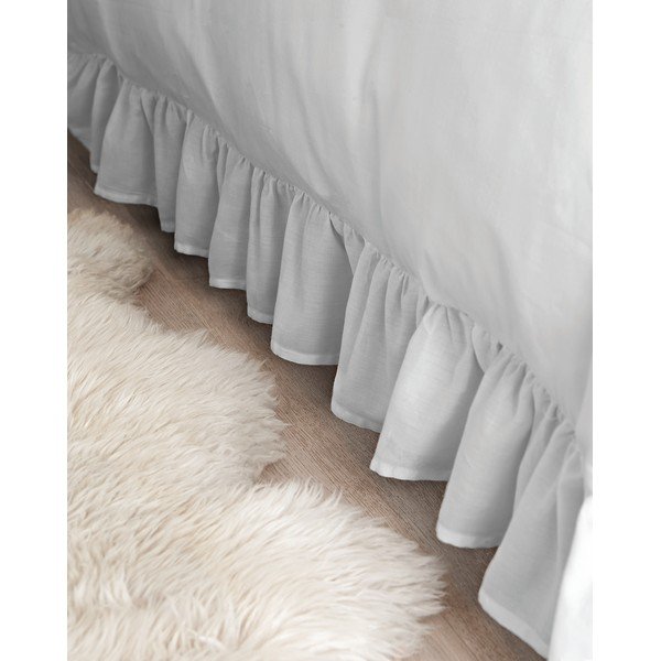 Lenjerie de pat din bumbac Bianca Frill, 200 x 200 cm, gri-image-4