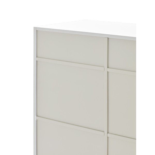 Comodă Teulat Doric, lățime 92 cm, alb-image-4