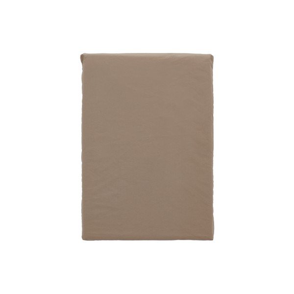 Lenjerie de pat maro din bumbac percal pentru pat de o persoană/extinsă 140x220 cm Crisp – Södahl-image-3