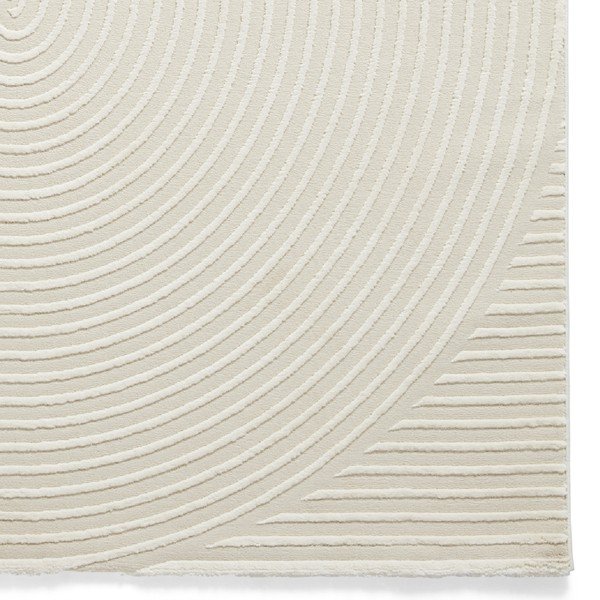 Covor crem lavabil din fibre reciclate 160x230 cm Flores – Think Rugs-image-4