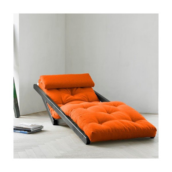Fotoliu Karup Figo Wenge/Orange, 70 cm-image-1