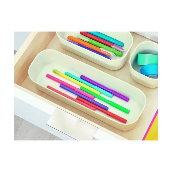 Cutie depozitare iDesign Eco, 9 x 27,5 cm, alb-image-3
