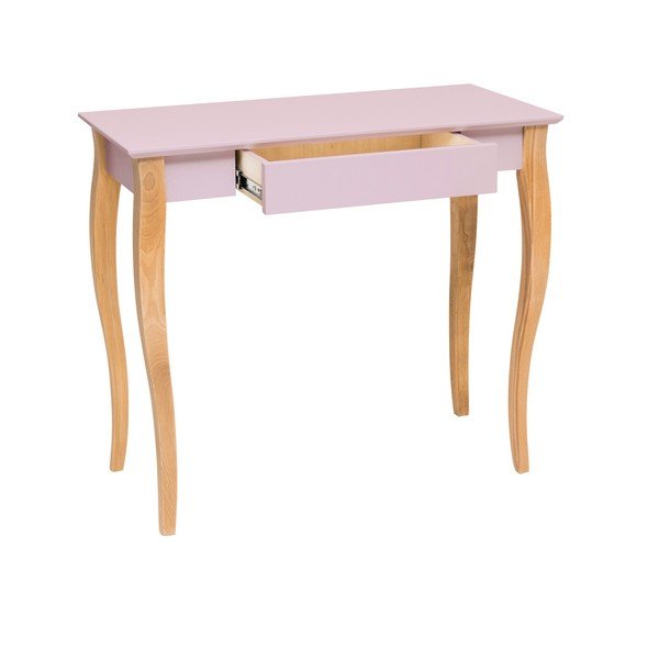 Birou Ragaba Lillo, lungime 85 cm, roz-image-1